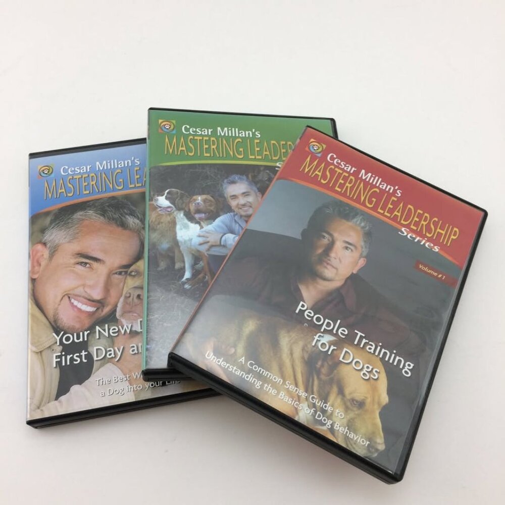 Cesar Milan's Mastering Leadership Dog Training DVD Series Vol 1, 2 ,3